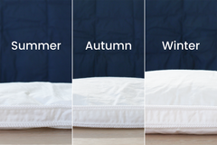 80% Hungarian Duck Down Autumn Weight Duvet - Made in NZ