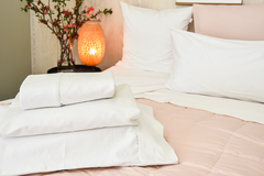 500TC 100% Cotton Fitted Sheet - Made in NZ