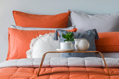 Linen Pillowcase - Terracotta Clay - CLEARANCE